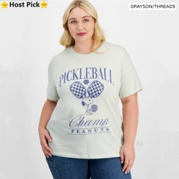 Grayson Threads Tops - ⭐️ GRAYSON THREADS, THE LABEL Pickleball Champs Tee 2X, Peanuts Graphic - NWT